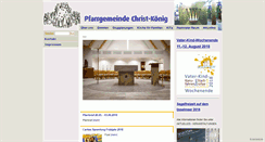 Desktop Screenshot of christkoenigeschborn.de